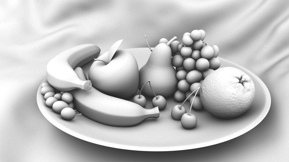 Fruit Bowl Ambient Occlusion