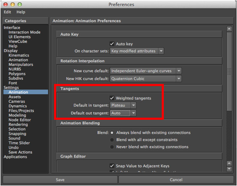 Set preferences in Animate